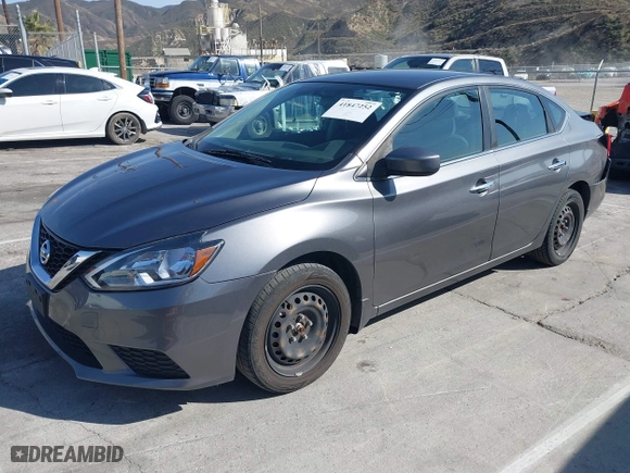 2017 Nissan Sentra SV with VIN 3N1AB7AP3HL660540, listed as a IAAI auction lot 41847252 with 109,195 mi miles. Bid and sale history available at carsss.com. Image 17.