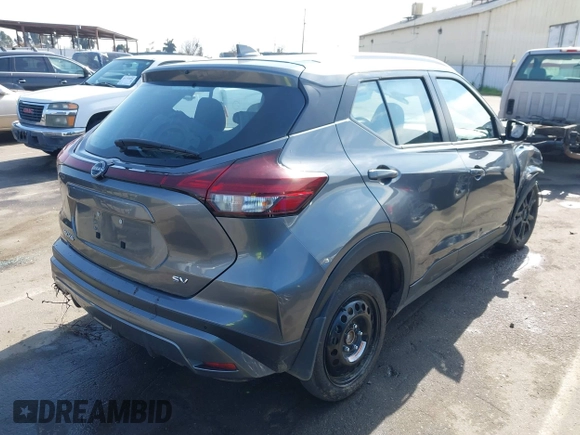 2024 Nissan Kicks SV with VIN 3N1CP5CV3RL538210, listed as a IAAI auction lot 41767594 with 4,462 mi miles and . Bid and sale history available at carsss.com. Image 4.