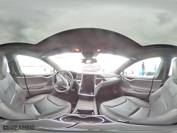 2016 Tesla Model S 90D with VIN 5YJSA1E21GF147820, listed as a Copart auction lot 50165805 with 93,745 mi miles and Salvage Title. Bid and sale history available at carsss.com. Image 15.