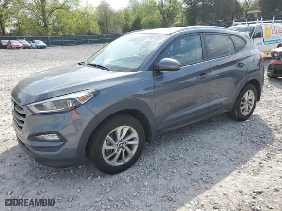 2016 Hyundai Tucson SE with VIN KM8J3CA4XGU120952, listed as a Copart auction lot 52825955 with 162,560 mi miles and Clean Title. Bid and sale history available at carsss.com. Image 1.
