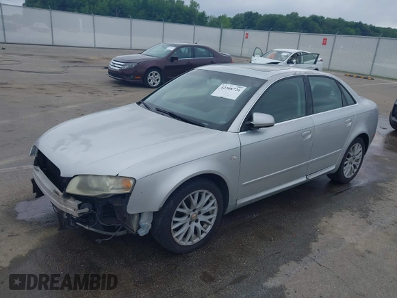 2008 Audi A4 2.0T with VIN WAUDF78E48A169711, listed as a IAAI auction lot 42308726 with 132,916 mi miles and . Bid and sale history available at DreamBid. Image 19.