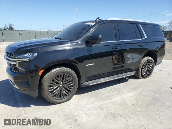 2021 Chevrolet Tahoe LT with VIN 1GNSCNKD8MR120313, listed as a Copart auction lot 48130755 with Not provided miles and Clean title. Bid and sale history available at DreamBid. Image 1.