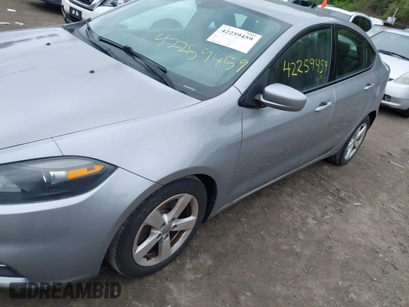 2015 Dodge Dart SXT with VIN 1C3CDFBB8FD286477, listed as a IAAI auction lot 42259459 with 116,636 mi miles and . Bid and sale history available at DreamBid. Image 6.