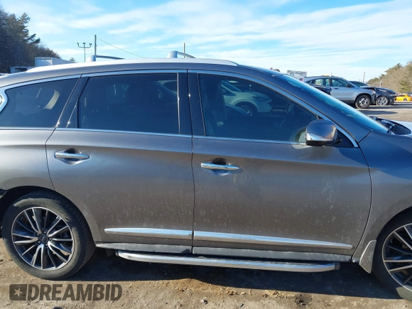 2017 Infiniti QX60 with VIN 5N1DL0MN2HC519510, listed as a IAAI auction lot 41705079 with 83,696 mi miles and . Bid and sale history available at DreamBid. Image 13.
