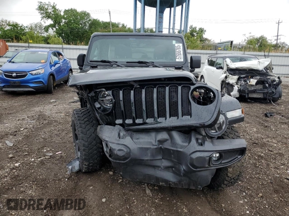 2021 Jeep Wrangler Unlimited Sport S с VIN 1C4HJXDN0MW566970, выставлен на аукционе Copart как лот 57655765 с пробегом 24 751 миль миль и Списание • Salvage title. История ставок и продаж доступна на DreamBid. Изображение 5.