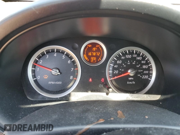 2010 Nissan Sentra SR with VIN 3N1AB6AP4AL695863, listed as a Copart auction lot 57063254 with 167,872 mi miles and Salvage Title. Bid and sale history available at DreamBid. Image 9.