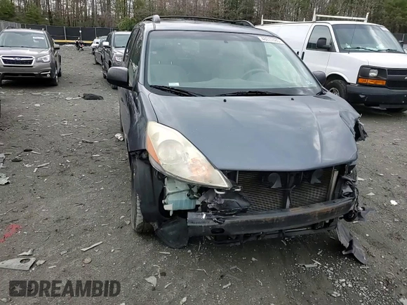 2008 Toyota Sienna with VIN 5TDZK23C38S168937, listed as a Copart auction lot 48617485 with 217,608 mi miles and Salvage Title. Bid and sale history available at DreamBid. Image 12.