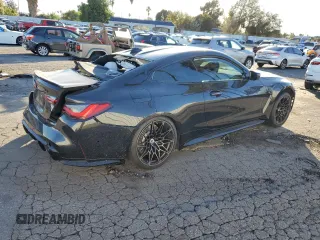 2023 BMW M4 Competition with VIN WBS33AZ09PCM29443, listed as a Copart auction lot 83428514 with 0 mi miles and Salvage Title. Bid and sale history available at carsss.com. Image 3.