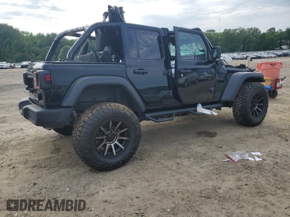 2023 Jeep Wrangler Sport Altitude with VIN 1C4HJXDG5PW549930, listed as a Copart auction lot 53422184 with Not Provided miles and Non Repairable. Bid and sale history available at DreamBid. Image 3.