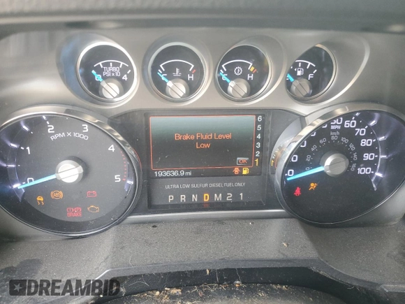 2015 Ford F-350 Platinum with VIN 1FT8W3BT4FEB02746, listed as a Copart auction lot 62099025 with 193,636 mi miles and Salvage title. Bid and sale history available at DreamBid. Image 9.