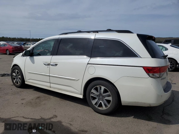2016 Honda Odyssey Touring Elite with VIN 5FNRL5H93GB007504, listed as a Copart auction lot 51522735 with Not Provided miles and Salvage Title. Bid and sale history available at carsss.com. Image 2.