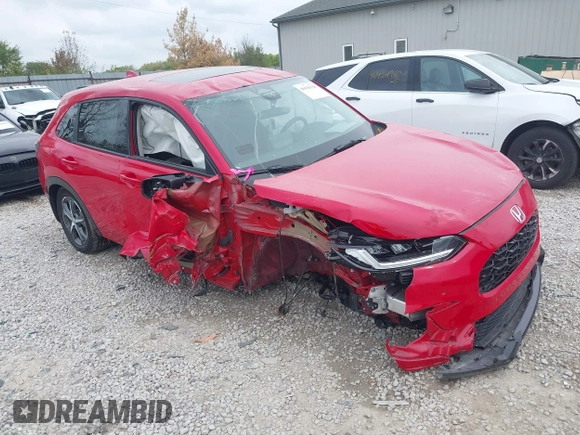 2024 Honda HR-V EX-L with VIN 3CZRZ2H74RM728130, listed as a IAAI auction lot 40420328 with 13,656 mi miles and . Bid and sale history available at DreamBid. Image 1.