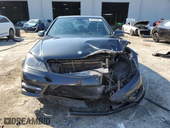 2013 Mercedes-Benz C 250 Sport with VIN WDDGF4HB4DA852223, listed as a Copart auction lot 46757365 with 107,243 mi miles and Salvage title. Bid and sale history available at DreamBid. Image 5.