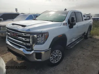 2023 GMC Sierra 2500HD SLE z VIN 1GT49MEY4PF205647, wystawiony jako Copart lot #75623414 z przebiegiem 41 669 mil mil oraz Szkoda całkowita • Salvage title. Historia ofert i sprzedaży dostępna na DreamBid. Obrazek 1.