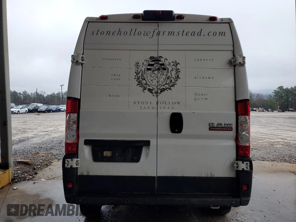 2020 Ram ProMaster Cargo with VIN 3C6TRVDG8LE119134, listed as a Copart auction lot 84068744 with 99,282 mi miles and Salvage Title. Bid and sale history available at carsss.com. Image 6.