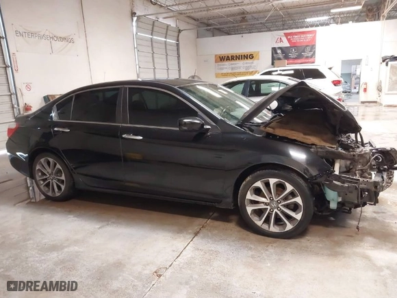 2014 Honda Accord Sedan Sport with VIN 1HGCR2F53EA306887, listed as a IAAI auction lot 41369995 with 97,506 mi miles. Bid and sale history available at carsss.com. Image 14.