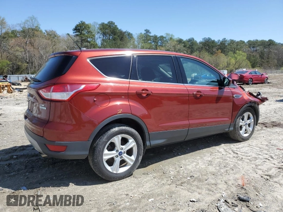 2015 Ford Escape SE with VIN 1FMCU0GX7FUC41765, listed as a Copart auction lot 52142305 with 79,684 mi miles and Salvage Title. Bid and sale history available at DreamBid. Image 3.
