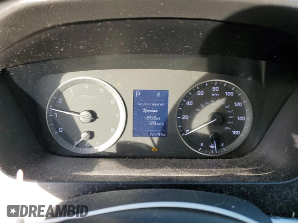 2017 Hyundai Sonata 2.4L with VIN 5NPE24AF7HH512380, listed as a Copart auction lot 84709714 with 161,747 mi miles and Salvage Title. Bid and sale history available at carsss.com. Image 9.