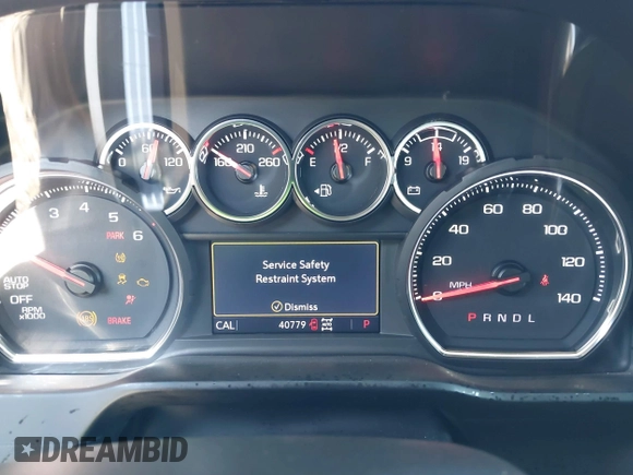 2021 Chevrolet Silverado 1500 RST with VIN 1GCRYEED5MZ225587, listed as a IAAI auction lot 41347939 with 40,779 mi miles and . Bid and sale history available at DreamBid. Image 7.