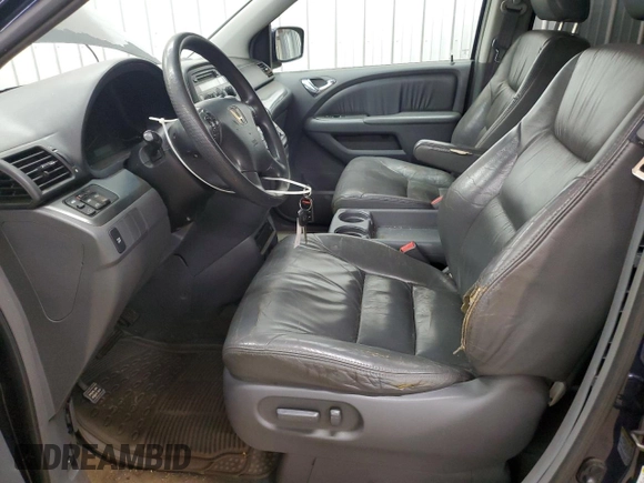 2005 Honda Odyssey EX-L with VIN 5FNRL38785B054186, listed as a Copart auction lot 58072125 with 219,928 mi miles and Salvage title. Bid and sale history available at DreamBid. Image 7.