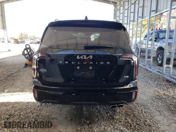 2024 Kia Telluride SX X-Line with VIN 5XYP5DGC9RG474012, listed as a Copart auction lot 79106614 with 22,751 mi miles and Salvage Title. Bid and sale history available at carsss.com. Image 6.
