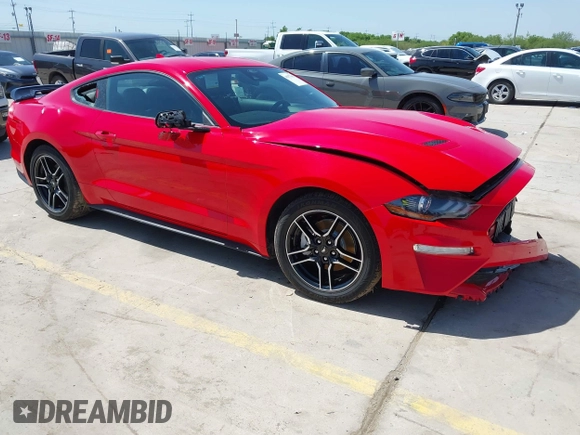 2023 Ford Mustang EcoBoost z VIN 1FA6P8TH3P5109478, wystawiony jako IAAI lot #41977565 z przebiegiem 38 475 mil mil oraz . Historia ofert i sprzedaży dostępna na DreamBid. Obrazek 1.