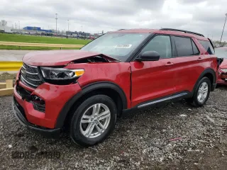2022 Ford Explorer XLT z VIN 1FMSK8DH9NGC04565, wystawiony jako Copart lot #55523065 z przebiegiem 23 995 mil mil oraz Szkoda całkowita • Salvage title. Historia ofert i sprzedaży dostępna na DreamBid. Obrazek 1.