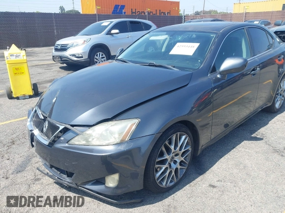 2007 Lexus IS 250 with VIN JTHBK262772051192, listed as a IAAI auction lot 42593448 with 165,913 mi miles and . Bid and sale history available at DreamBid. Image 2.