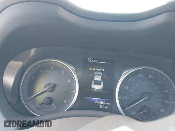 2017 Infiniti Q60 2.0t with VIN JN1CV7EL1HM320056, listed as a IAAI auction lot 41697318 with 86,364 mi miles and . Bid and sale history available at DreamBid. Image 7.