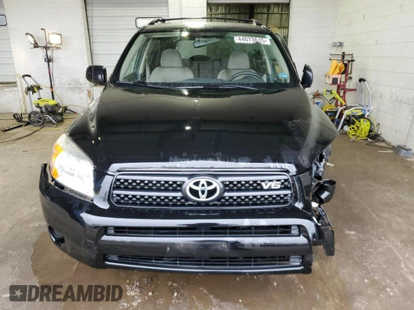 2008 Toyota RAV4 with VIN JTMZK33V885020649, listed as a Copart auction lot 44073615 with 0 mi miles and Salvage Title. Bid and sale history available at carsss.com. Image 5.