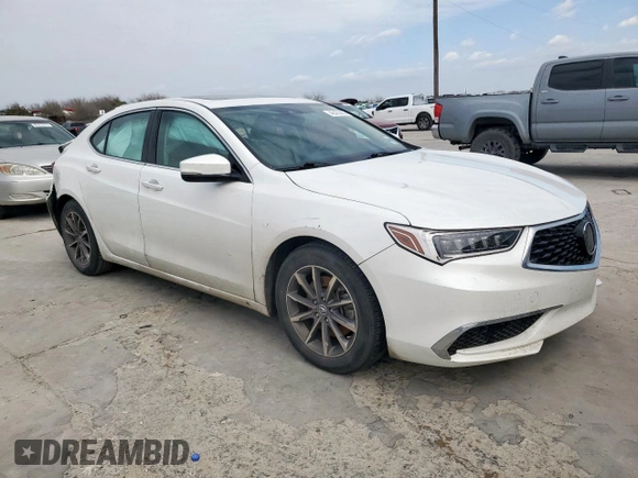 2019 Acura TLX with VIN 19UUB1F32KA004987, listed as a Copart auction lot 48425005 with 42,314 mi miles and Salvage Title. Bid and sale history available at carsss.com. Image 4.
