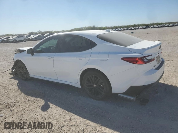 2025 Toyota Camry LE with VIN 4T1DAACK9SU118959, listed as a Copart auction lot 50041825 with 449 mi miles and Salvage Title. Bid and sale history available at carsss.com. Image 2.