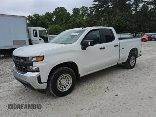 2020 Chevrolet Silverado 1500 Work Truck with VIN 1GCRWAEH5LZ228537, listed as a Copart auction lot 50586635 with 85,309 mi miles and Clean Title. Bid and sale history available at DreamBid. Image 1.