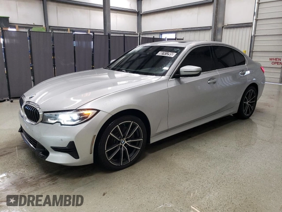 2020 BMW 3 Series 330i xDrive with VIN WBA5R7C0XLFH72331, listed as a Copart auction lot 88741295 with 94,483 mi miles and Clean Title. Bid and sale history available at DreamBid. Image 1.
