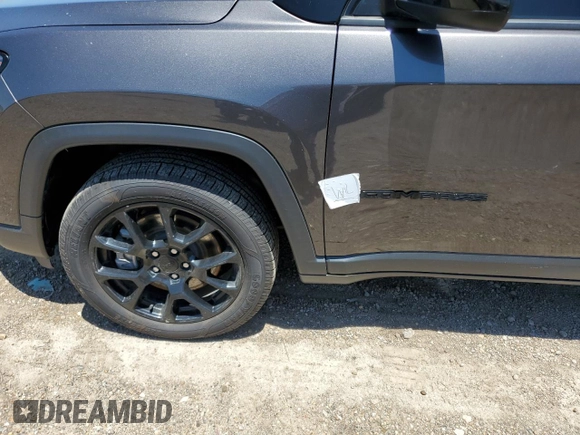 2023 Jeep Compass Latitude с VIN 3C4NJDBN2PT512357, выставлен на аукционе Copart как лот 56420795 с пробегом 38 688 миль миль и Списание • Salvage title. История ставок и продаж доступна на DreamBid. Изображение 13.