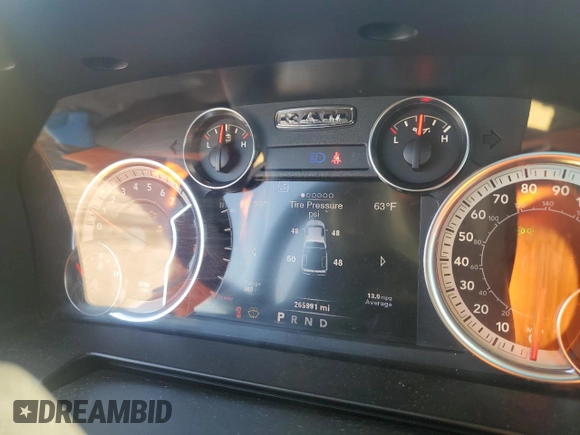 2013 Ram 1500 Sport z VIN 1C6RR7MT8DS709013, wystawiony jako Copart lot #43458345 z przebiegiem 265 991 mil mil oraz Szkoda całkowita • Salvage title. Historia ofert i sprzedaży dostępna na DreamBid. Obrazek 9.