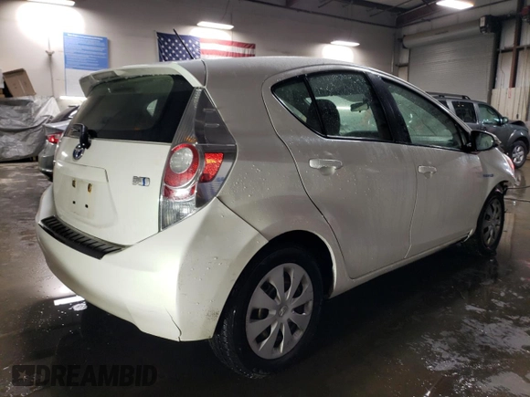 2014 Toyota Prius One with VIN JTDKDTB35E1573614, listed as a Copart auction lot 52368665 with 207,316 mi miles and Salvage Title. Bid and sale history available at DreamBid. Image 3.
