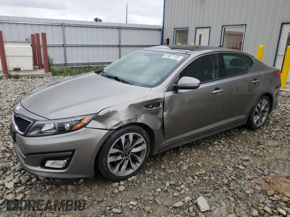 2014 Kia Optima SX Turbo with VIN 5XXGR4A6XEG321869, listed as a Copart auction lot 61821185 with 194,613 mi miles and Clean title. Bid and sale history available at DreamBid. Image 1.