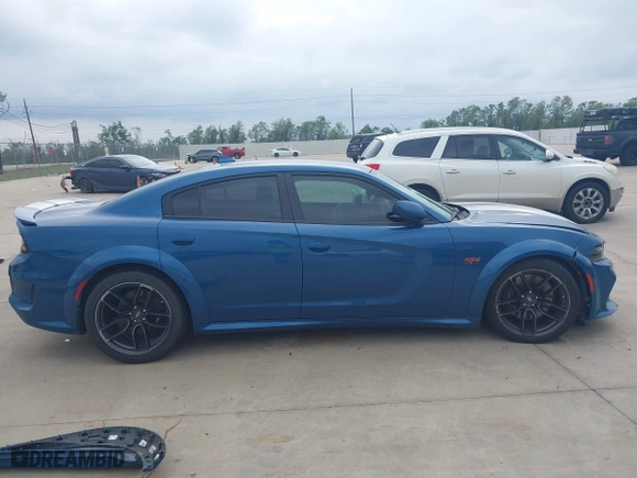 2020 Dodge Charger Scat Pack with VIN 2C3CDXGJ5LH185742, listed as a IAAI auction lot 40755140 with 1 mi miles. Bid and sale history available at carsss.com. Image 13.