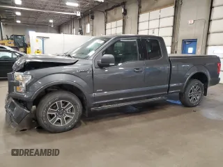 2016 Ford F-150 XLT with VIN 1FTFX1EG5GFD61684, listed as a Copart auction lot 56030485 with 62,280 mi miles and Salvage title. Bid and sale history available at DreamBid. Image 1.