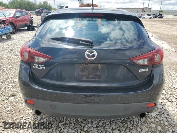 2015 Mazda 3 i Touring with VIN 3MZBM1L76FM208057, listed as a Copart auction lot 56818335 with 112,457 mi miles and Salvage title. Bid and sale history available at DreamBid. Image 6.