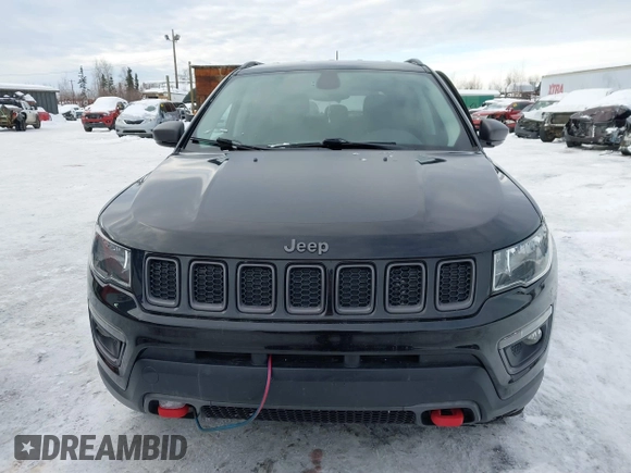 2018 Jeep Compass Trailhawk with VIN 3C4NJDDB3JT450932, listed as a IAAI auction lot 41616316 with 107,198 mi miles and . Bid and sale history available at DreamBid. Image 12.