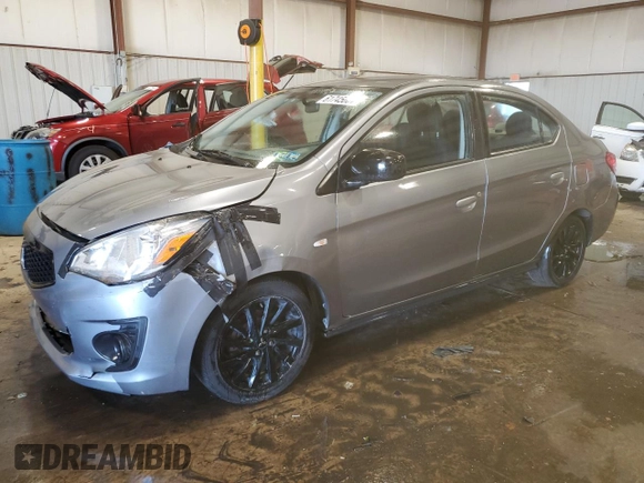 2020 Mitsubishi Mirage G4 SE with VIN ML32F4FJ5LHF06675, listed as a Copart auction lot 61745064 with 106,084 mi miles and Salvage Title. Bid and sale history available at carsss.com. Image 1.