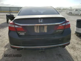 2016 Honda Accord Sport with VIN 1HGCR2F53GA187497, listed as a Copart auction lot 52445755 with Not provided miles and Salvage title. Bid and sale history available at DreamBid. Image 6.