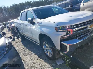 2019 Chevrolet Silverado 1500 LTZ with VIN 1GCUYGEL3KZ123666, listed as a IAAI auction lot 41145149 with 70,043 mi miles. Bid and sale history available at carsss.com. Image 1.