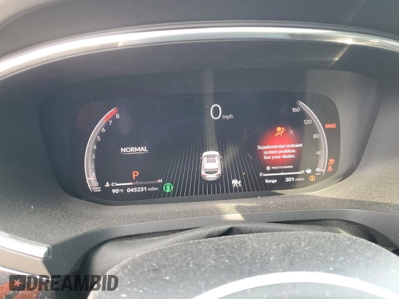 2022 Acura MDX w/A-Spec Package with VIN 5J8YE1H02NL030168, listed as a Copart auction lot 69001204 with 45,231 mi miles and Salvage Title. Bid and sale history available at carsss.com. Image 9.