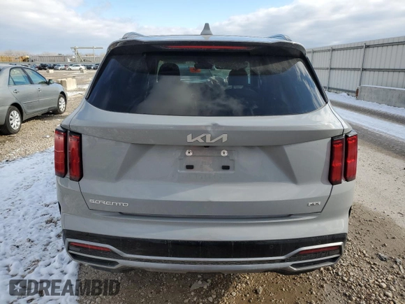 2023 Kia Sorento X-Line SX Prestige with VIN 5XYRKDLFXPG252920, listed as a Copart auction lot 82890104 with 31,904 mi miles and Salvage Title. Bid and sale history available at DreamBid. Image 6.