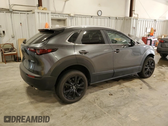 2024 Mazda CX-30 S Select Sport with VIN 3MVDMBBM2RM689940, listed as a Copart auction lot 58863255 with 4,685 mi miles and Salvage title. Bid and sale history available at DreamBid. Image 3.