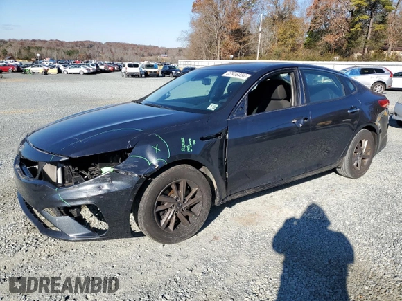 2020 Kia Optima LX with VIN 5XXGT4L32LG386040, listed as a Copart auction lot 82916454 with 84,807 mi miles and Salvage title. Bid and sale history available at DreamBid. Image 1.