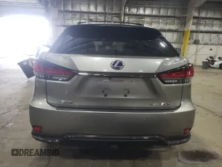 2020 Lexus RX with VIN 2T2YGMDAXLC052315, listed as a Copart auction lot 72288402 with 37,836 mi miles. Bid and sale history available at carsss.com. Image 6.